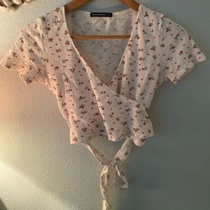 Brandy Melville wrap around top.